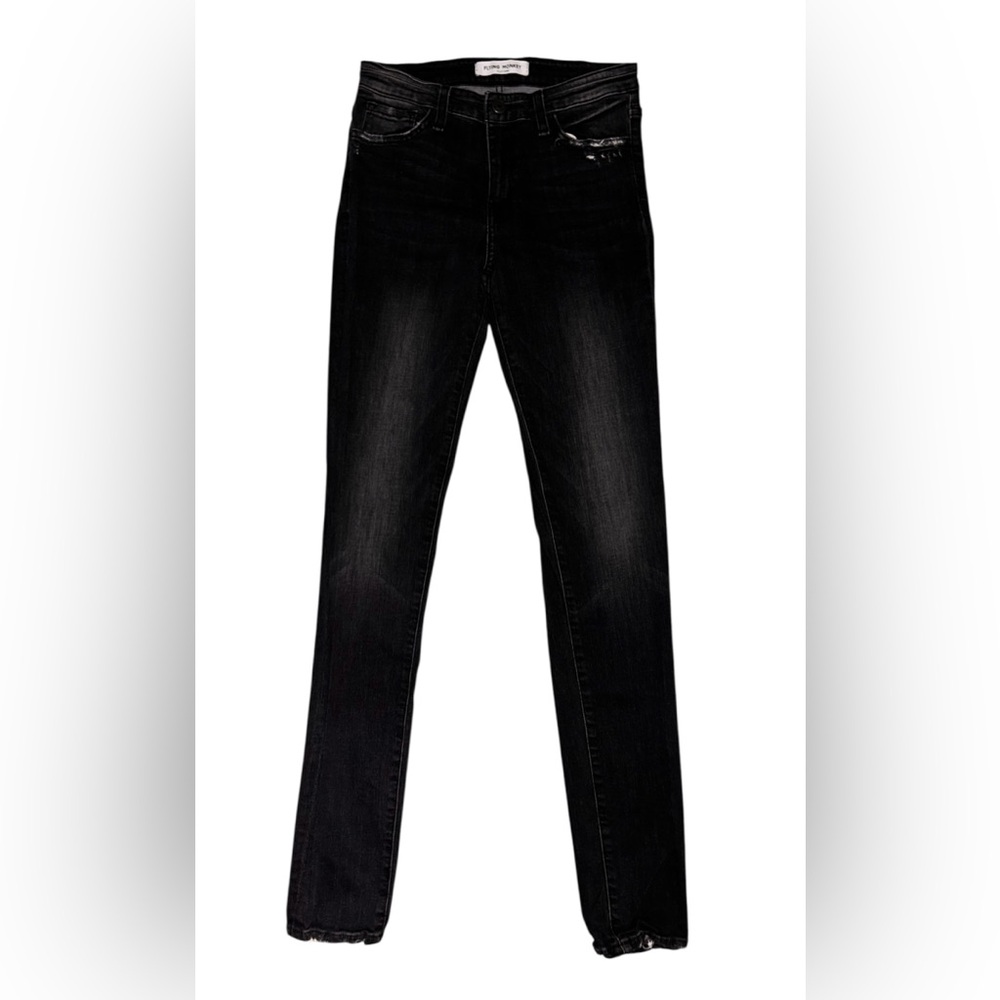 Flying Monkey Platinum Jeans Distressed Skinny Mid Rise Women’s 27